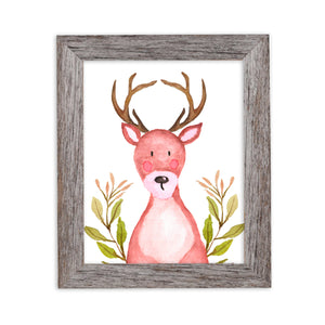 Woodland Collection - Deer - Be Kind - Print